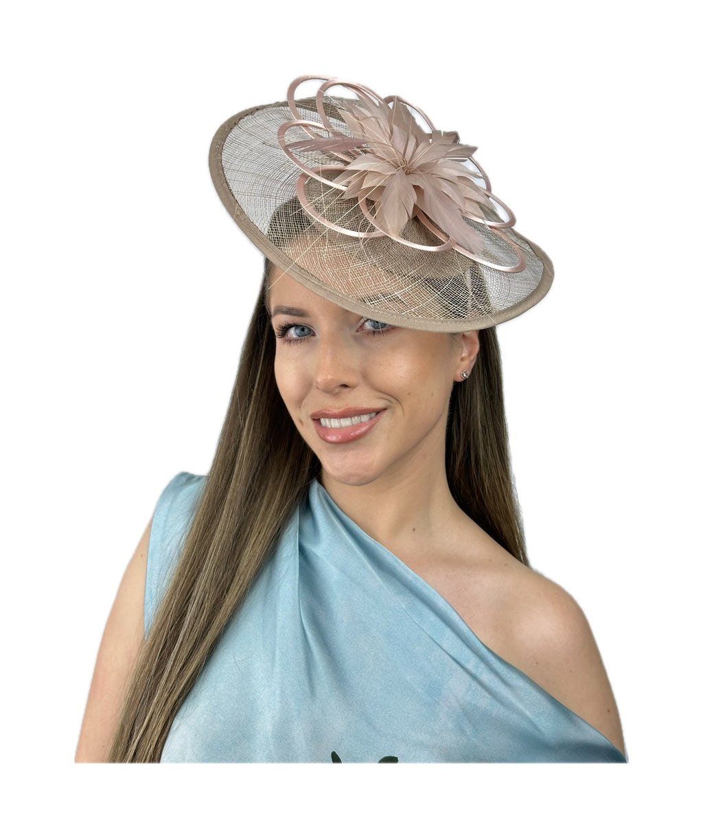 Fascinator Hat for Weddings Races Elegant Occasion Headpiece