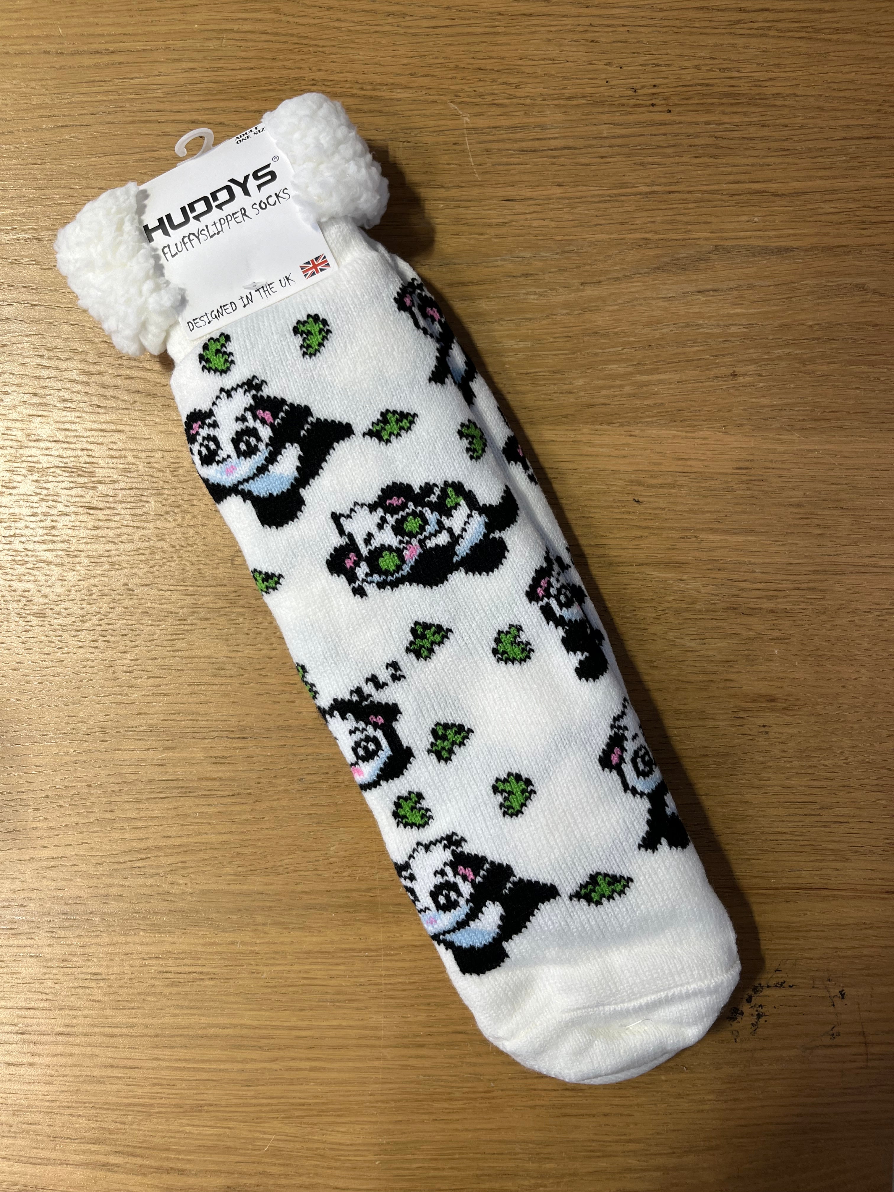 Panda Oversized Blanket Hoodie & Slipper Socks