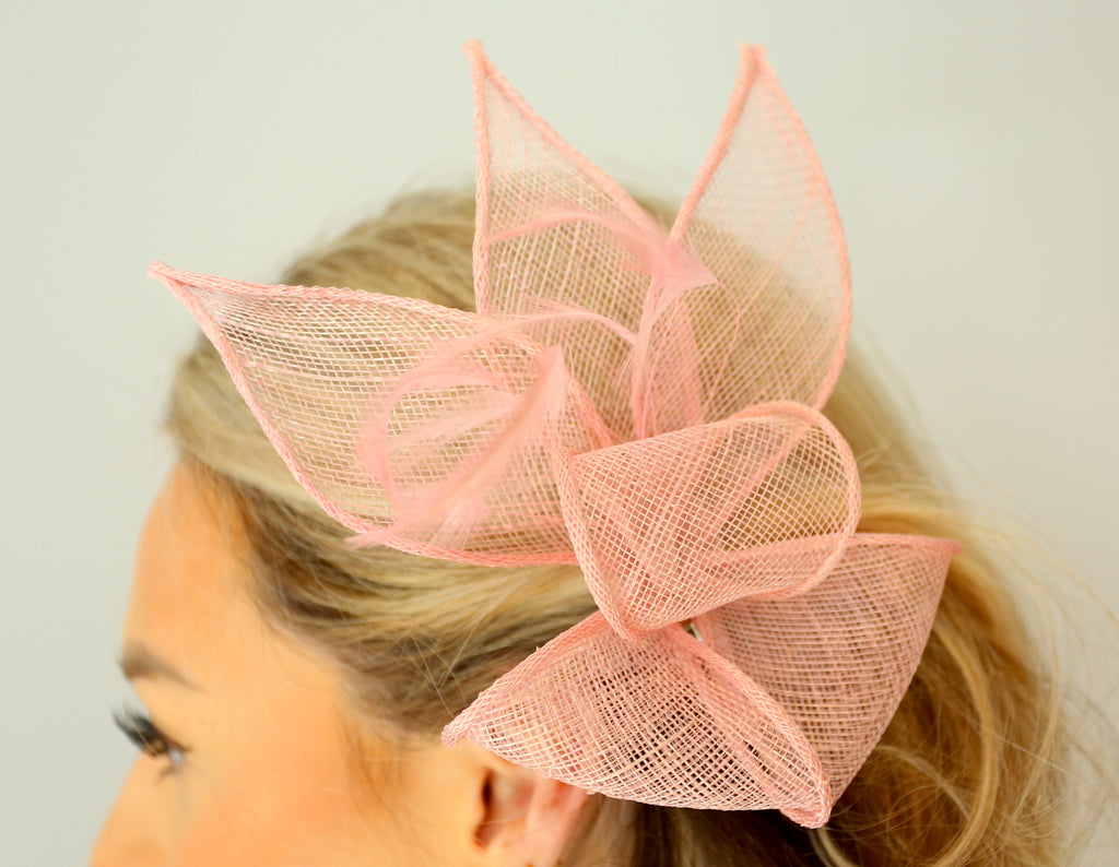 Small Fine Leaves Fascinator