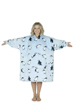 Penguin Oversized Blanket Hoodie & Slipper Socks