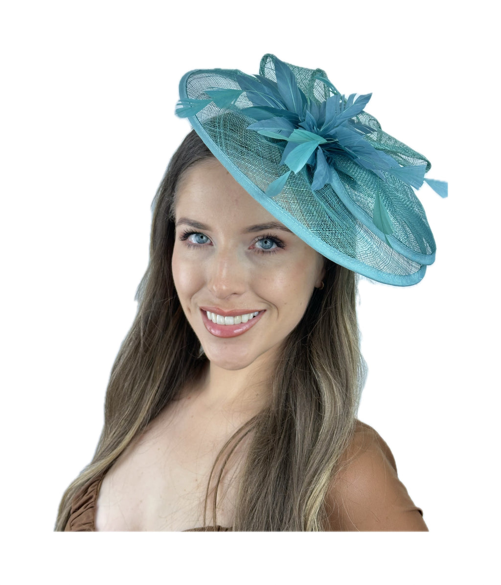 medium fascinator elegant