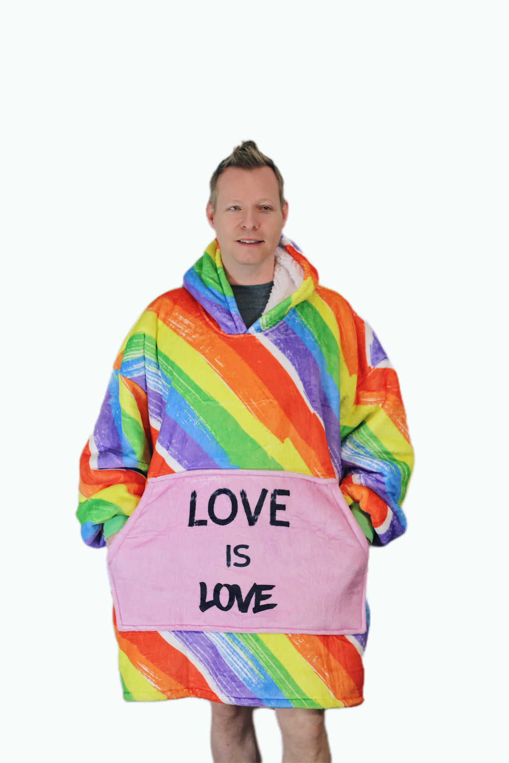 Pride Oversized Blanket Hoodie & Slipper Socks