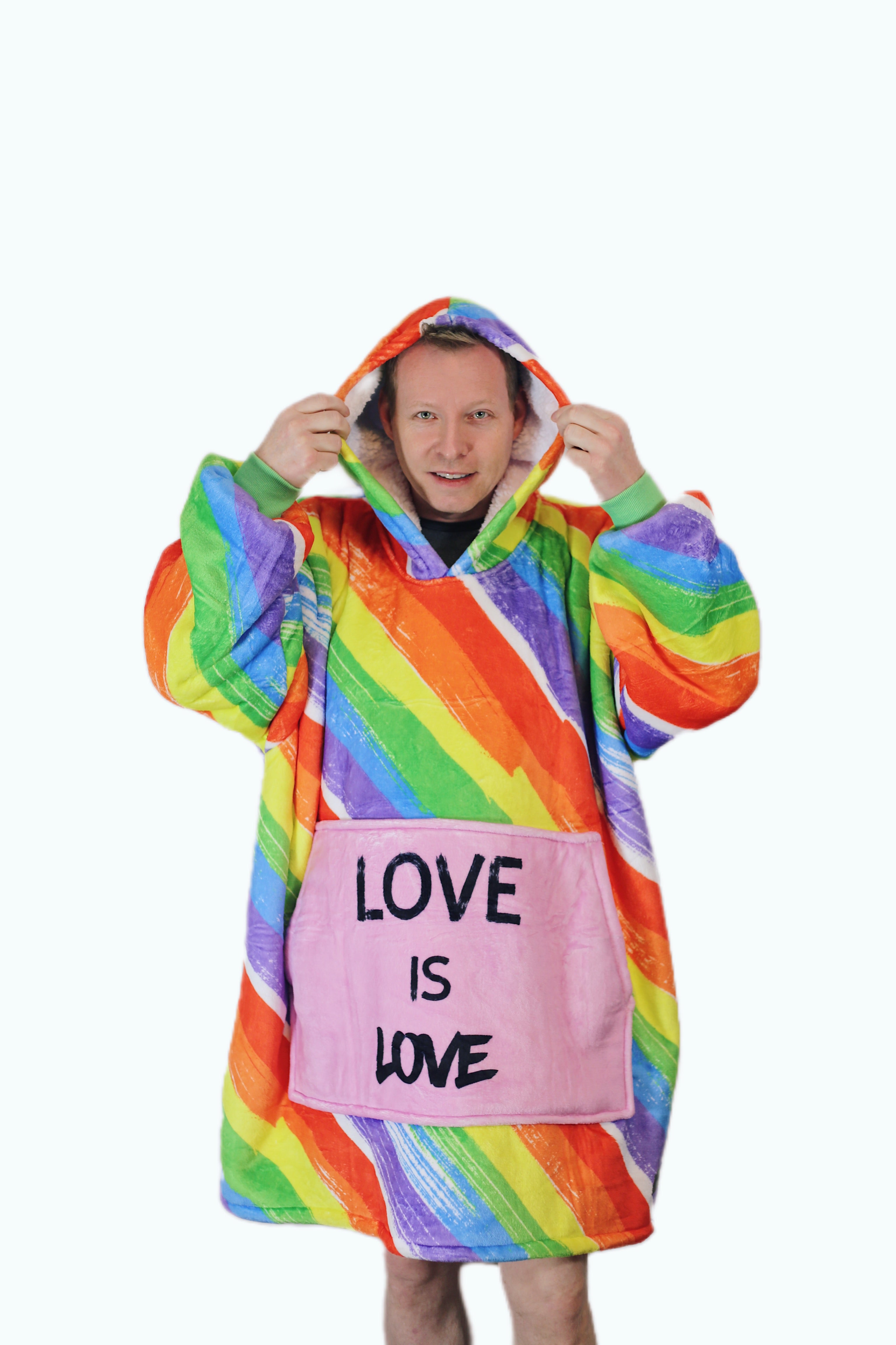 Pride Oversized Blanket Hoodie & Slipper Socks