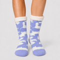 Purple Clouds Kids' Slipper Socks