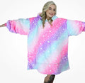 Rainbow Star Oversized Blanket Hoodie