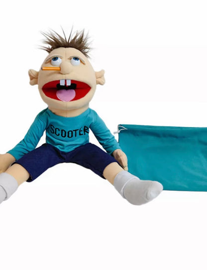 60cm Jeffy Scooter Plush Toy Hand Puppet