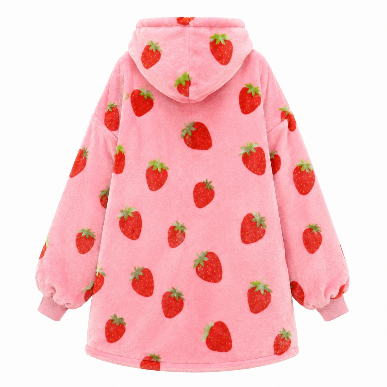 Strawberry Kids’ Blanket Hoodie