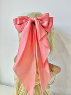 Silk-Feel Butterfly Hair Bow Clip 4FOR2