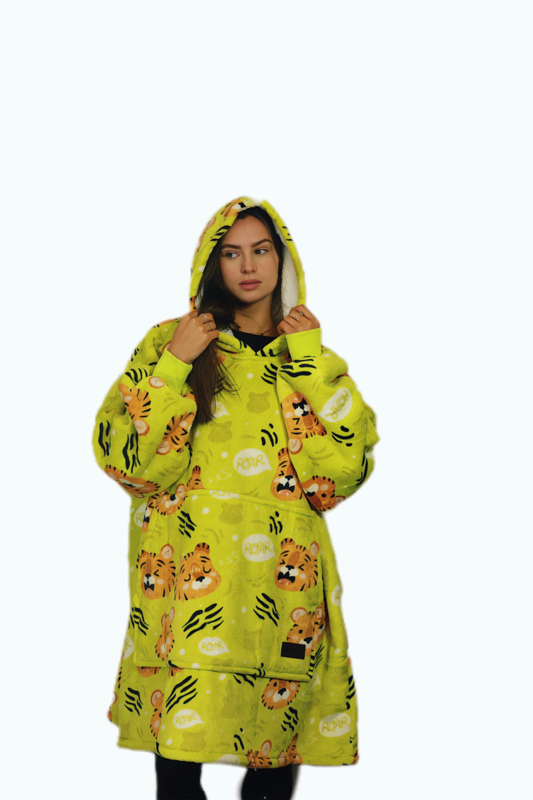 Tiger Oversized Blanket Hoodie